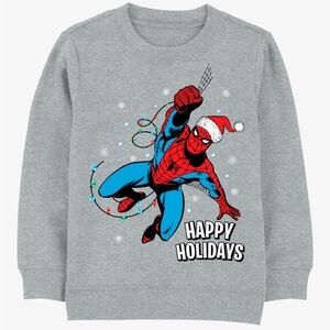 Kids Spider-Man Holiday Pullover